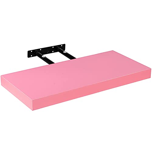 STILISTA Wandregal Volato, freischwebend, Farb- & Größenwahl, 50 cm Pink