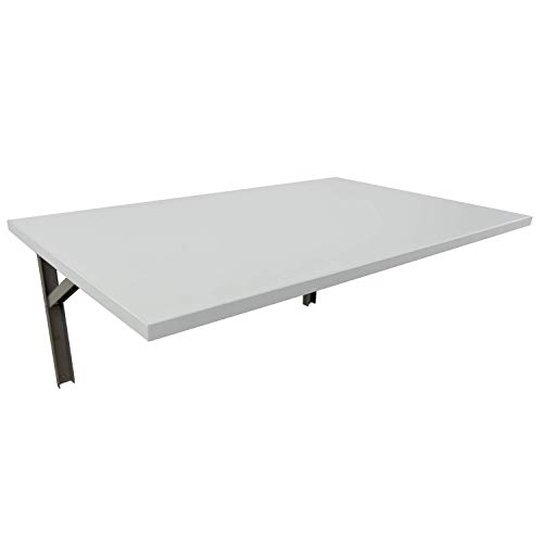 mikon 60x40 Wandtisch Wandklapptisch Küchentisch Schreibtisch Esstisch | Hellgrau