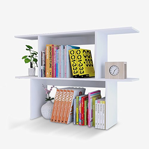 Retro Massivholz-Desktop-Bücherregal mit Schubladenablage Regal Home Wohnzimmer Schlafzimmer