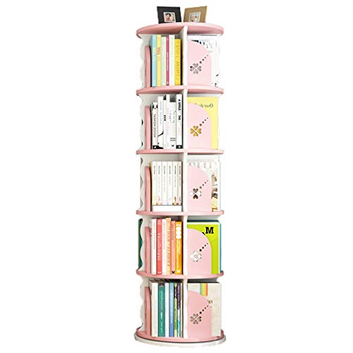 Bücherregale Drehbares Bücherregal Kinderbücherregal Höhenverstellbares Bücherregal Stimulieren Sie das Interesse der Kinder am Lesen. Montieren Sie die Buchstütze (Gelb 50,5 * 159 cm)