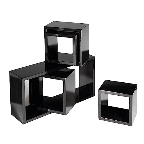 Deco Woerner Set Würfelregale Lounge Cubes Bücherregal 5tlg.schwarz