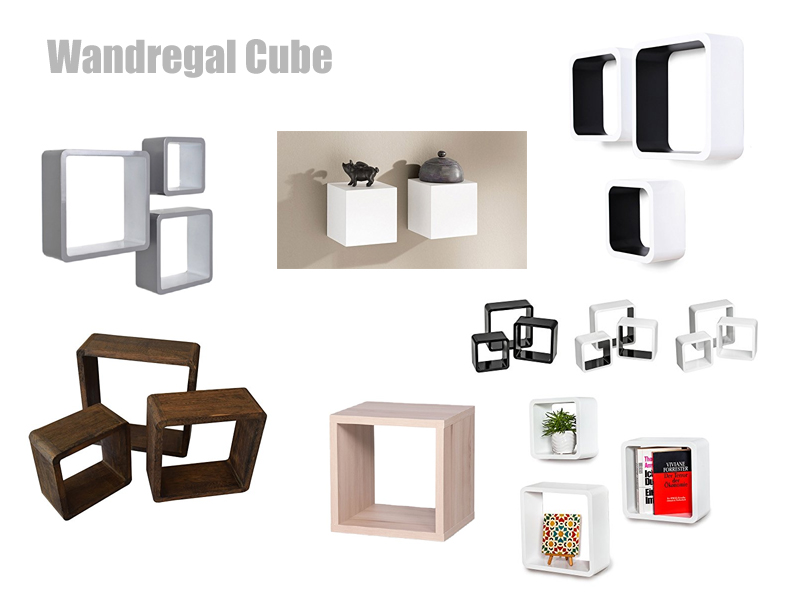 Wandregal Cube